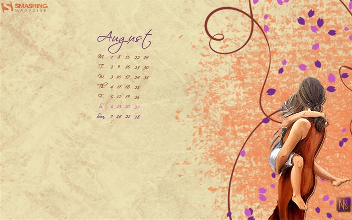 08. 2011 kalendář tapety (2) #13