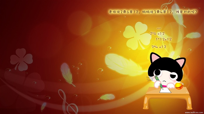 Baby cat cartoon wallpaper (4) #17