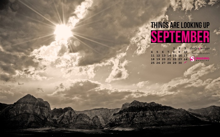 Septembre 2011 Calendar Wallpaper (2) #14