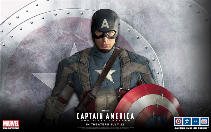 캡틴 아메리카 : 첫번째 아벤저의 HD 배경 화면 #4