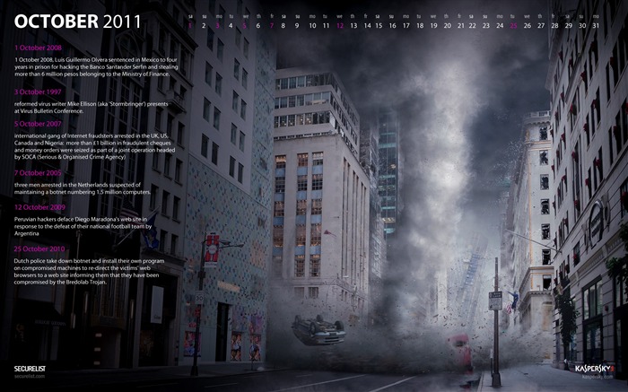 10 2011 Calendario Wallpaper (1) #2
