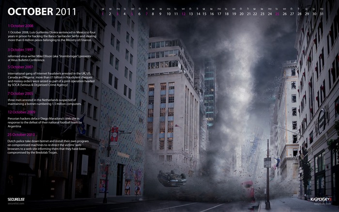 October 2011 Calendar Wallpaper (1) #2