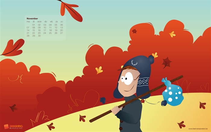 November 2011 Calendar wallpaper (1) #5