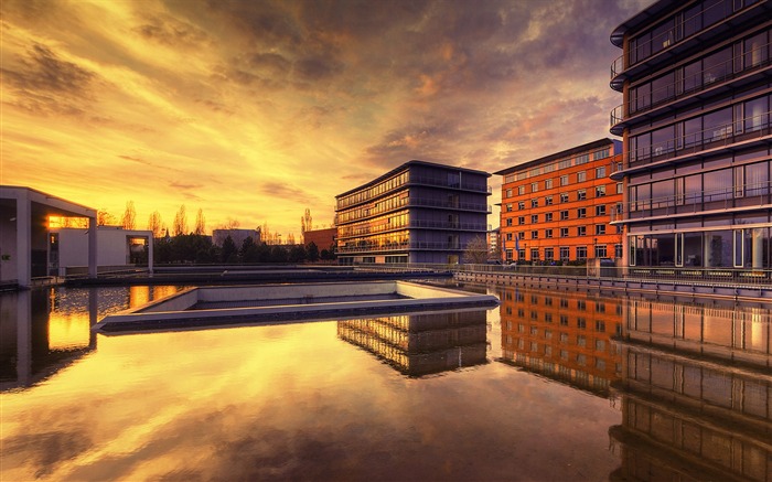 Deutschland Saarbrücken Stadtlandschaft #15