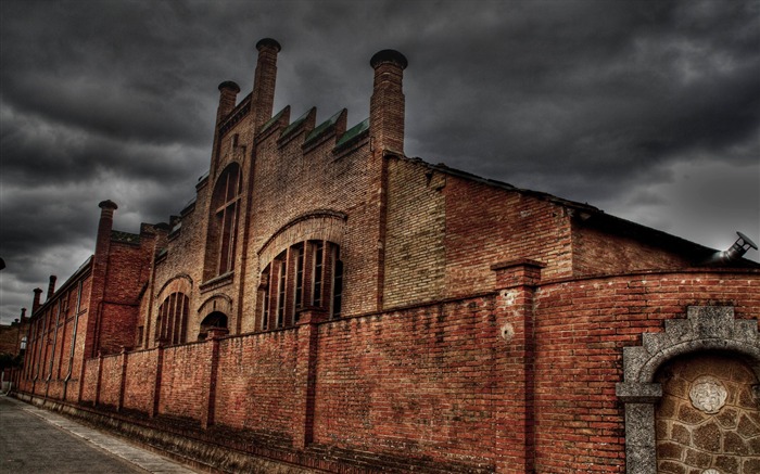 Spanien Girona HDR-Stil Hintergrundbilder #9