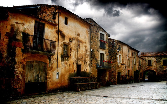 Spain Girona HDR-style wallpapers #11