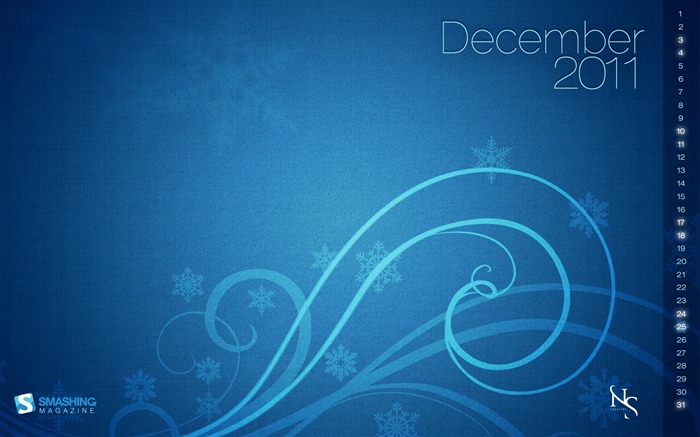 Diciembre 2011 Calendario fondo de pantalla (2) #5