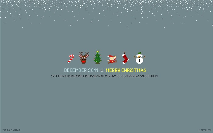 Dezember 2011 Kalender Wallpaper (2) #6