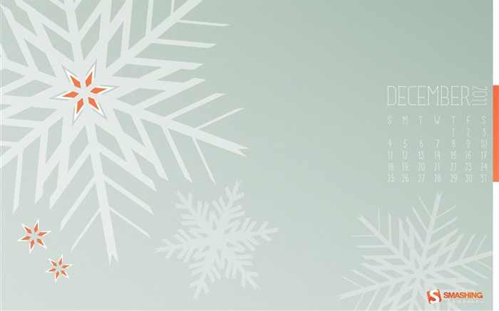 Décembre 2011 Calendar Wallpaper (2) #14