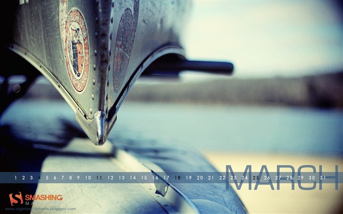 Mars 2012 Calendrier Wallpaper #3