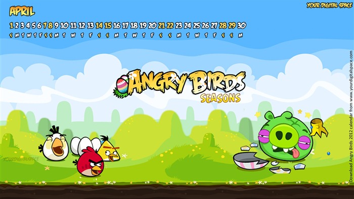 Angry Birds civile 2012 fonds d'écran #2