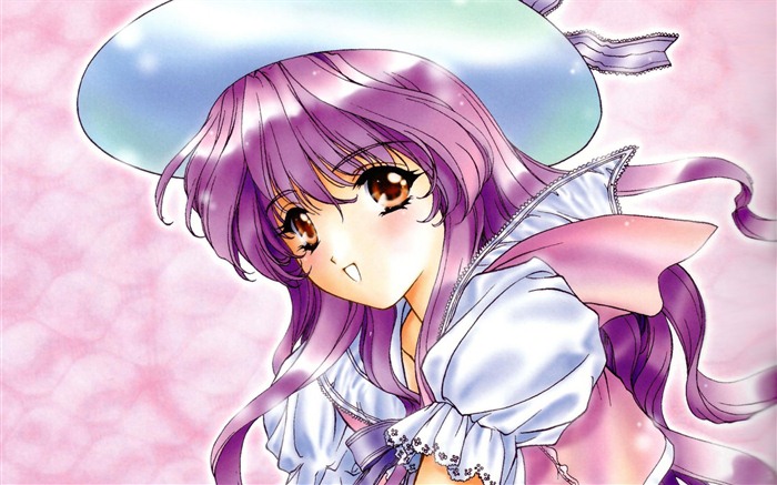 Aoi Kimizuka anime dívky ilustrační HD tapety na plochu #3