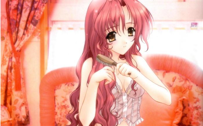 Aoi Kimizuka anime girls illustration HD wallpapers #13