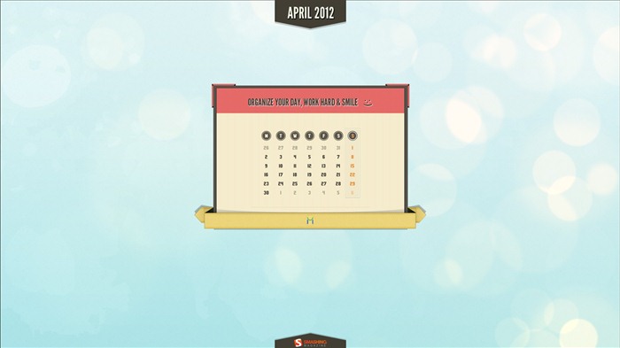 April 2012 calendar wallpapers (2) #5