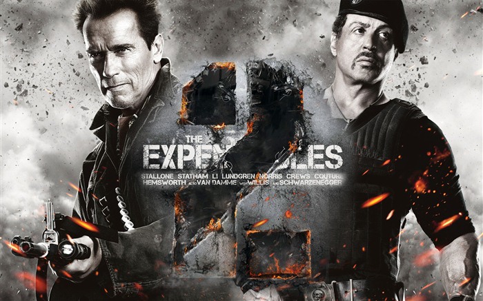 2012 Les 2 fonds d'écran HD Expendables #1