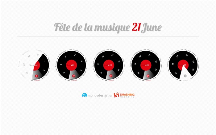 Calendario de junio de 2012 fondos de pantalla (2) #4