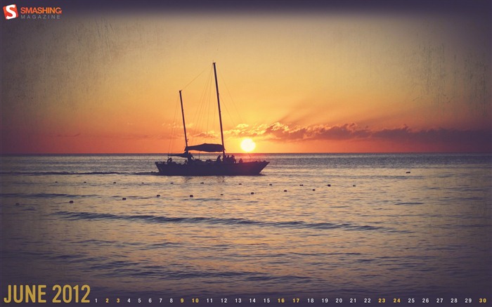 June 2012 Calendar wallpapers (2) #11