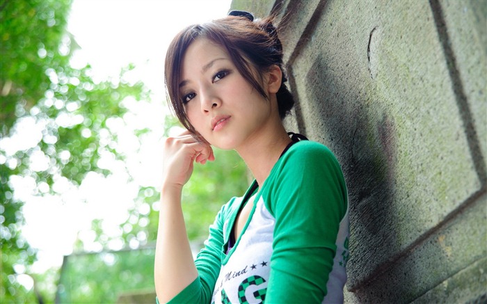 대만 과일 소녀 아름다운 월페이퍼 (10) #18