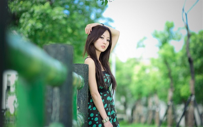 대만 과일 소녀 아름다운 월페이퍼 (11) #17
