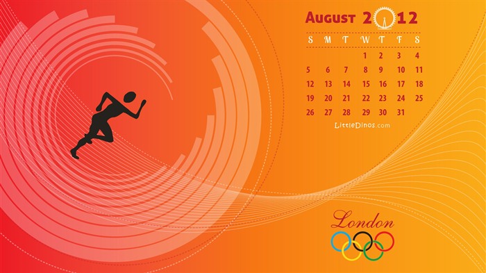 August 2012 Calendar wallpapers (2) #15