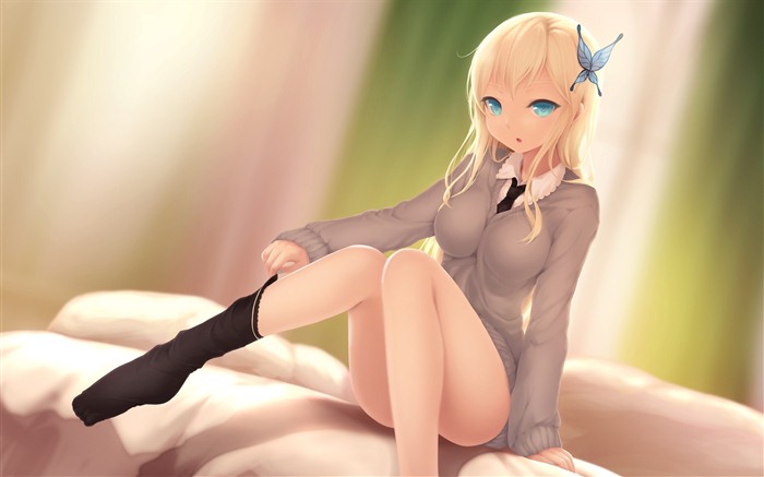 Beautiful anime girls HD Wallpapers (1) #14