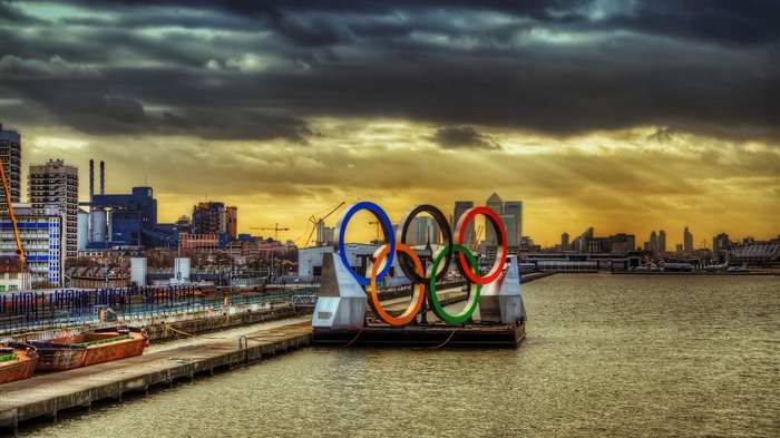 런던 2012 년 올림픽 테마 배경 화면 (2) #11