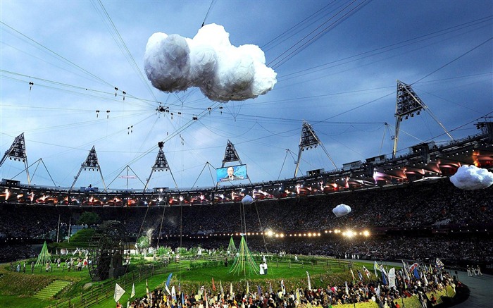 런던 2012 년 올림픽 테마 배경 화면 (2) #28