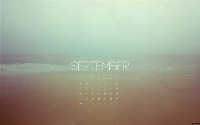 09 2012 Calendar fondo de pantalla (1) #5