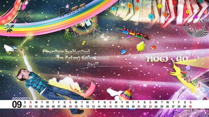 09 2012 Calendar fondo de pantalla (1) #14