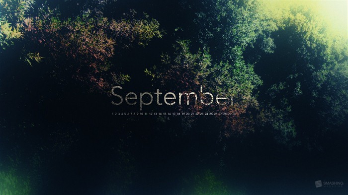 September 2012 Kalender Wallpaper (2) #3