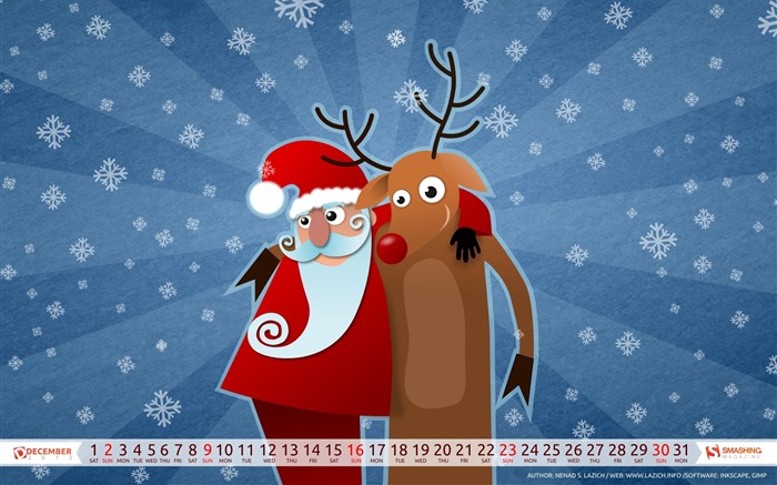 Dezember 2012 Kalender Wallpaper (1) #8