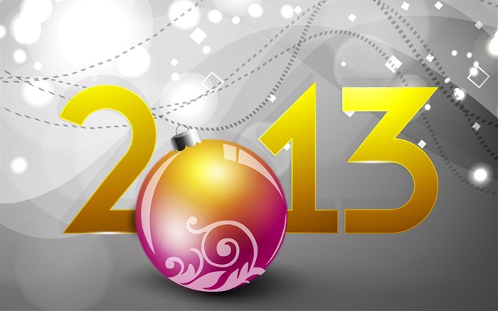 2013 Šťastný Nový Rok HD Tapety na plochu #4