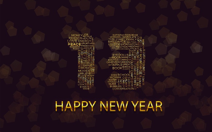 Feliz Año Nuevo 2013 HD fondos de pantalla #12