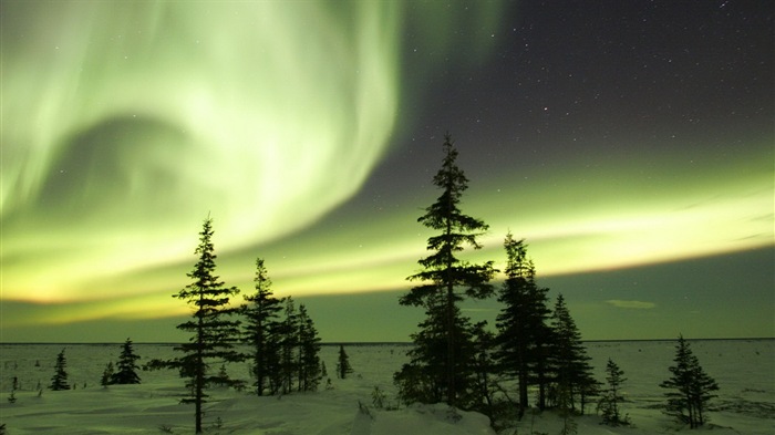 Merveilles naturelles du Nord Fond d'écran HD Lumières (2) #18