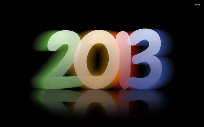 2013 Nový rok téma kreativní tapety (1) #8