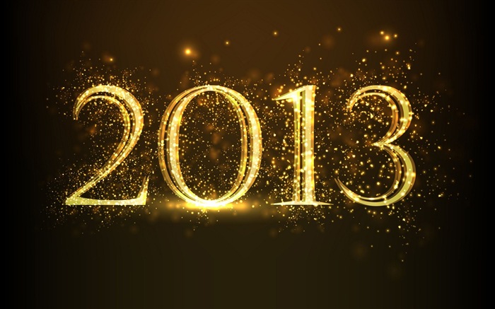 2013 New Year theme creative wallpaper(2) #1