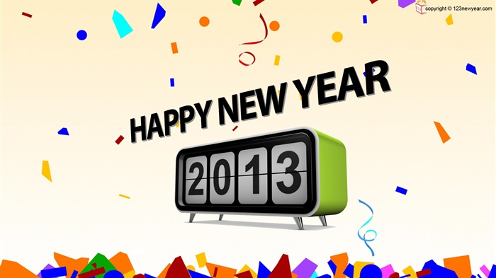 2013 New Year theme creative wallpaper(2) #16