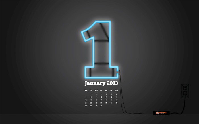 Januar 2013 Kalender Wallpaper (1) #12