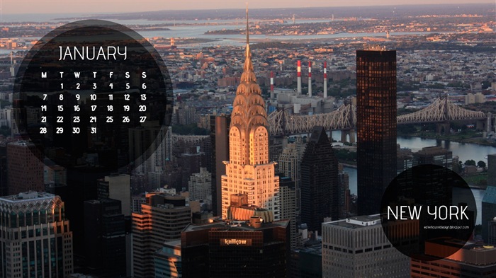 January 2013 Calendar wallpaper (2) #8