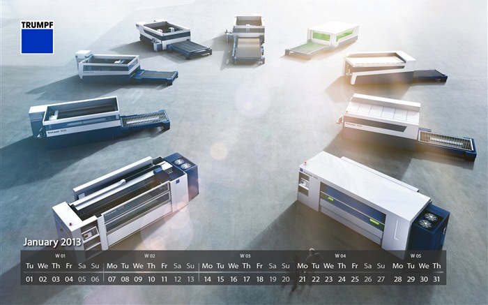 01 2013 Calendar fondo de pantalla (2) #19