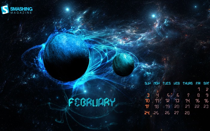 02 2013 Calendar fondo de pantalla (1) #17