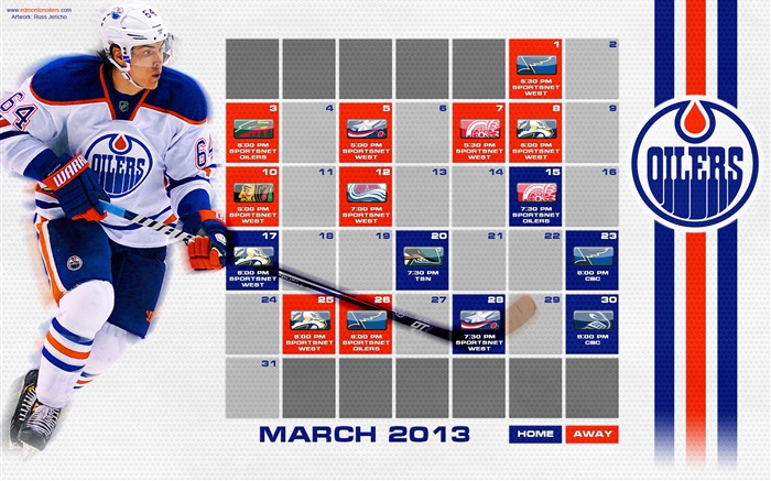 March 2013 calendar wallpaper (1) #2