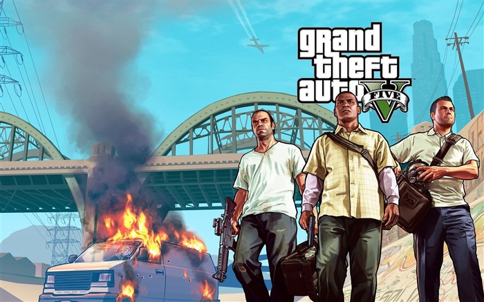 Grand Theft Auto V GTA 5 HD Spiel wallpapers #7