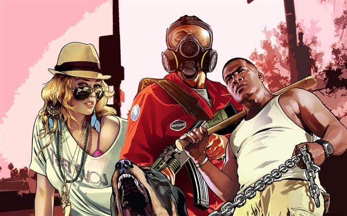 Grand Theft Auto V GTA 5 HD Spiel wallpapers #12