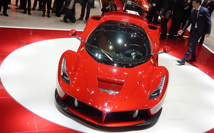 2013 Ferrari rouge LaFerrari supercar HD fonds d'écran #11