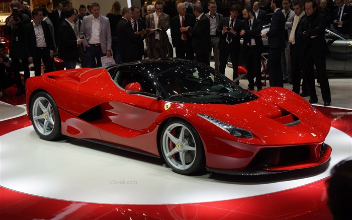 2013 Ferrari rouge LaFerrari supercar HD fonds d'écran #13
