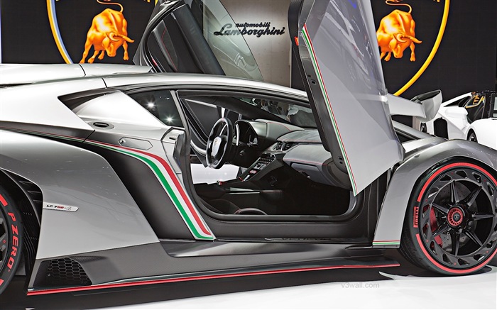 2013 Lamborghini Veneno Luxus-Supersportwagen HD Wallpaper #11