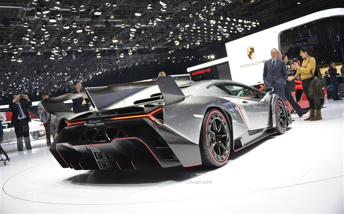 2013 Lamborghini Veneno 兰博基尼Veneno豪华超级跑车高清壁纸17