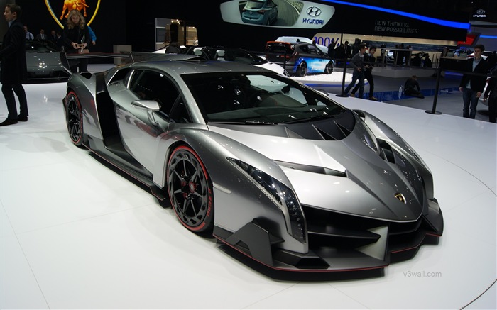 2013 람보르기니 Veneno 고급 supercar HD 배경 화면 #18