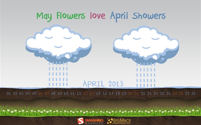 April 2013 Kalender Wallpaper (1) #13